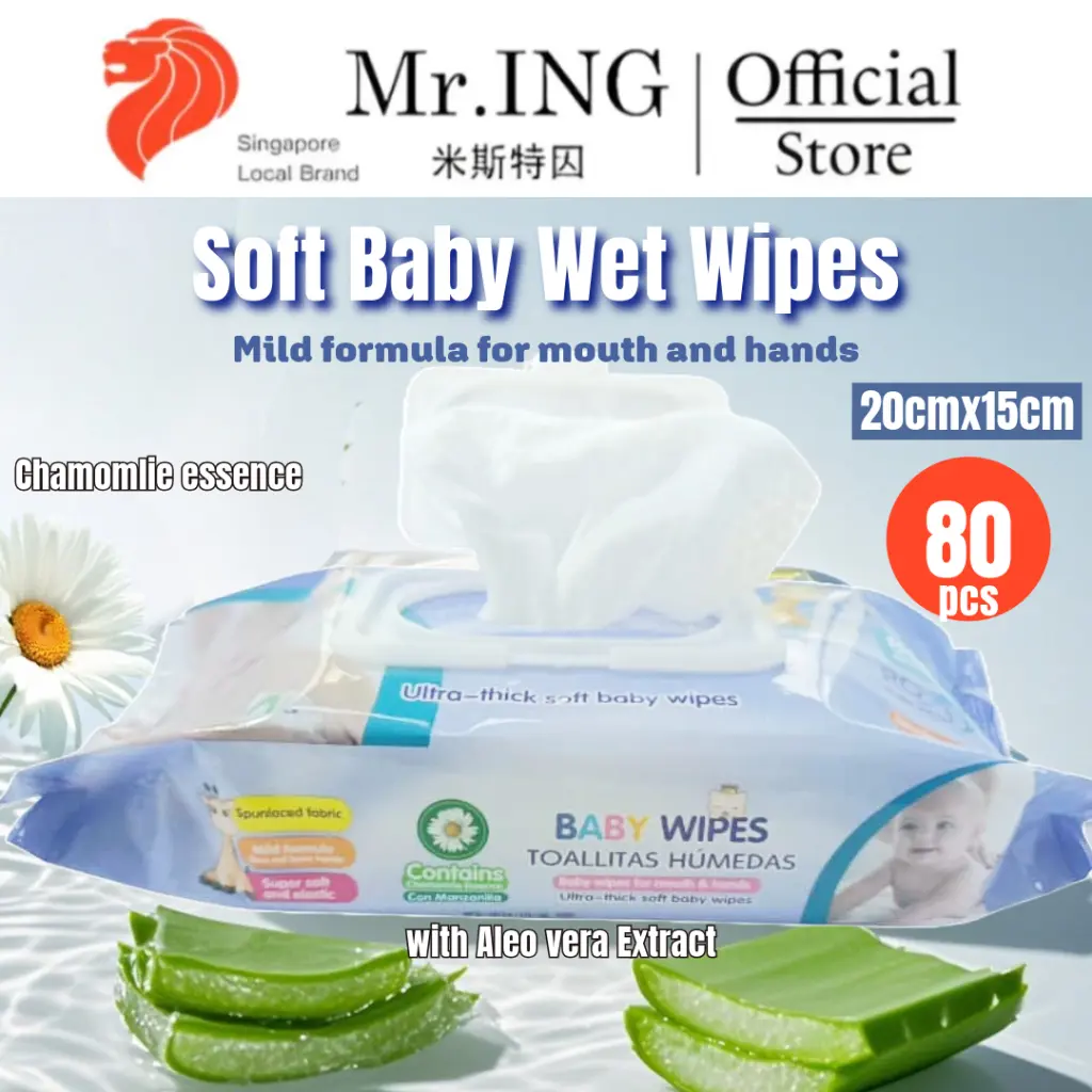 80s Baby Soft Wipes Tissue- Special Gentle Wet wipes for Baby