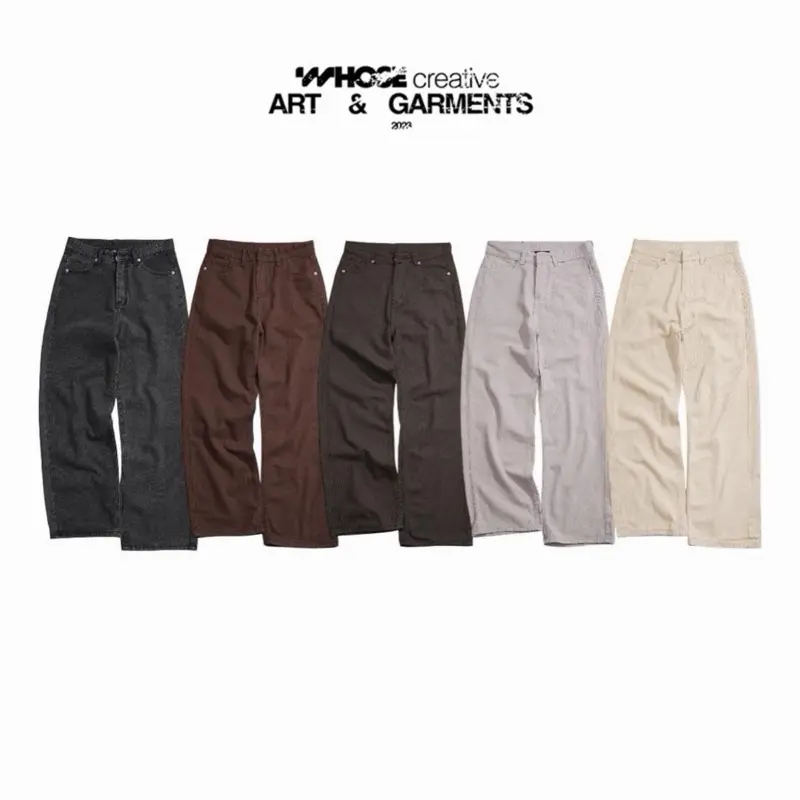 ALL WIDE STRAIGHT JEANS WHOSE - Quần jeans ống đứng unisex nam nữ Whose Studio