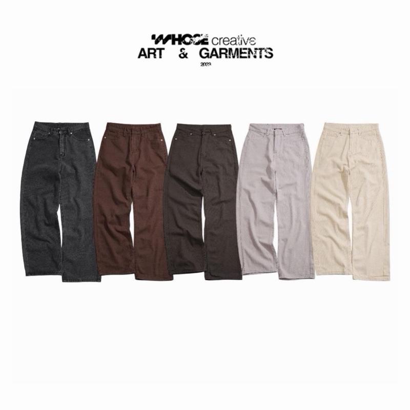 ALL WIDE STRAIGHT JEANS WHOSE - Quần jeans ống đứng unisex nam nữ Whose Studio