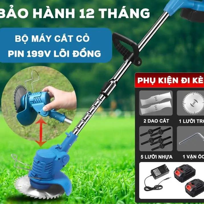 Bộ Máy Cắt Cỏ Dùng PIN Cầm Tay Công Suất Cao 1800W, Máy Cắt Cỏ Mini Sử Dụng Cho…