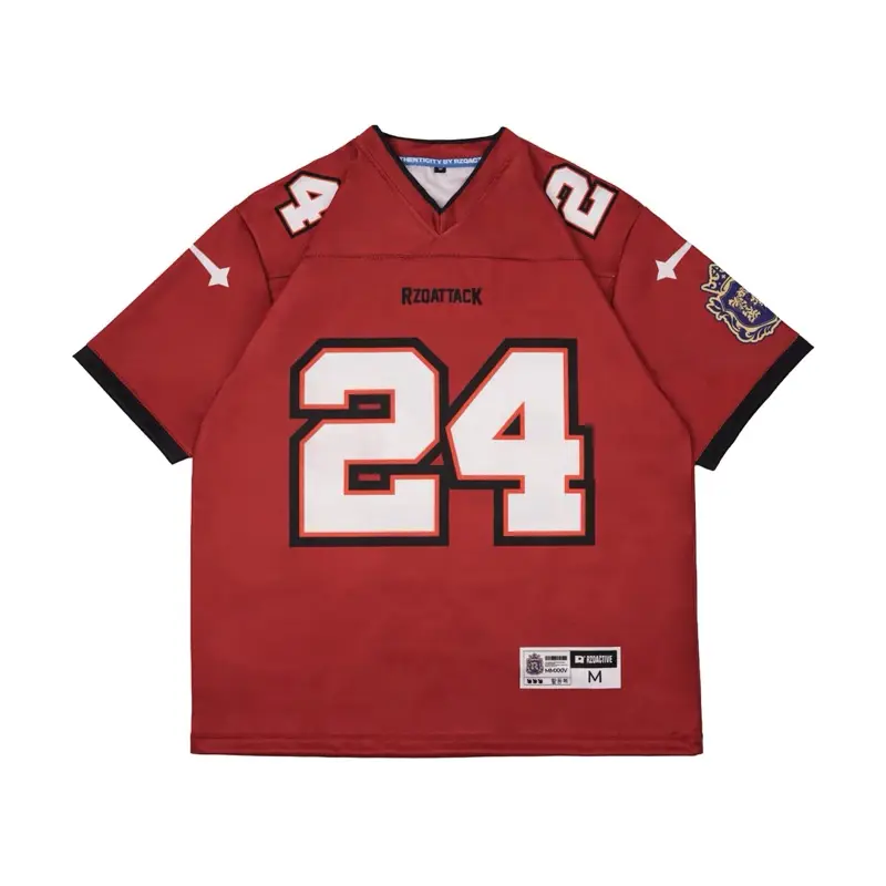 RZQ / 24 / Number Series / Streetwear / Jersey / Oversize / Boxy Fit / Retro / Vintage / NFL / Music