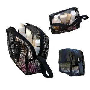 Pouch Make Up Kosmetik Multifungsi Tas Jaring kotak Real pict