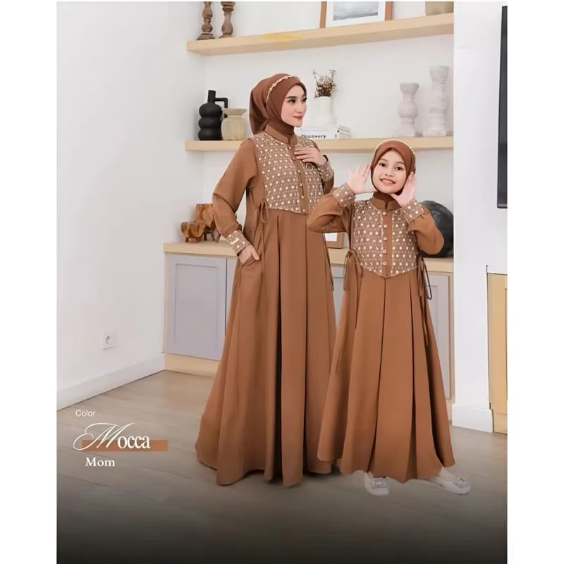 Shabira Dress Gamis Couple Ibu Anak Crinkle Airflow Mix Brukat Baju Kids Terbaru Lebaran 2025 Kancing Wudhu Friendly Polos Elegan Rompi Menyatu Ukuran Ibu M L XL Anak 5-12 Tahun Mewah Muslim Pasangan Kondangan - Remaja, Dewasa Shabira Dress Gamis Couple Ibu Anak Crinkle Airflow Mix Brukat Baju Kids Terbaru Lebaran 2025 Kancing Wudhu Friendly Polos Elegan Rompi Menyatu Ukuran Ibu M L XL Anak 5-12 Tahun Mewah Muslim Pasangan Kondangan - Remaja, Dewasa