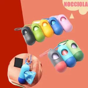 Tempat Kantong Plastik Sampah Mini Dispenser Popok Bayi | Portable Poop Bag Dispenser | Mini Gantungan Kantong Serbaguna