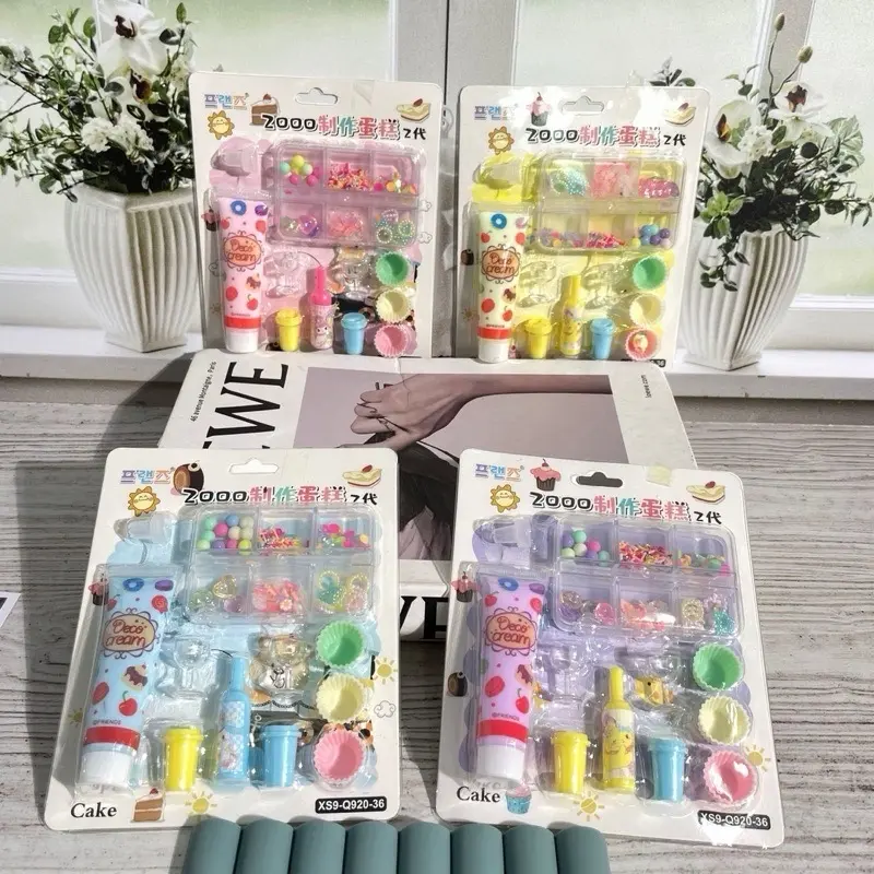 Paket Mainan DIY Cupcake/ Mainan Anak Anak/ Mainan DIY/ Mainan Kreativitas/ Mainan Cupcake LX-002 DIY-1180