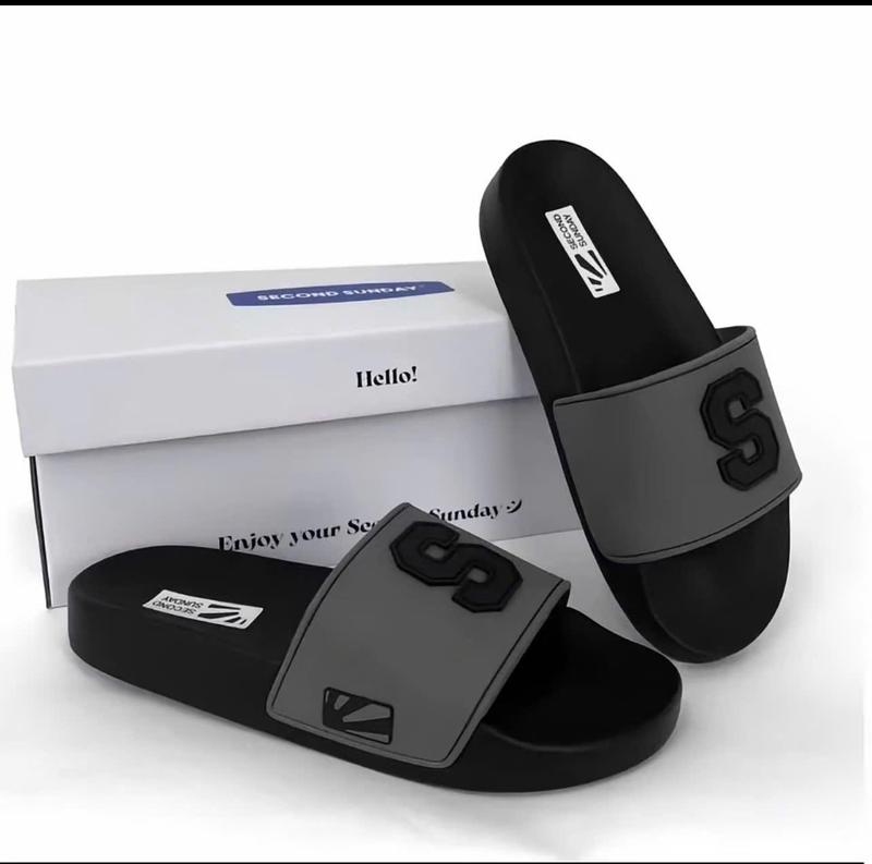 Dép Lê Nam Nữ Quai Ngang họa tiết chữ S đủ size 36 đến 43 BẢN NÂNG CẤP