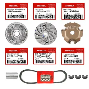 22110-K44-V00 22102-K44-V00 22131-KVB-900 22105-K44-V00 23100-K44-BA0 22011-K81-N00 Paket Rumah Roller Kipas CVT Plate Ramp Bos Drive Van Belt Plus Roller Piece Slide Beat eSP K25 Pop Eco Street K81 Scoopy eSP K16 K93 Vario 110 eSP 2015 - 2019 JKT