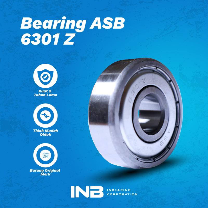Laker Bearing 6301 Z ASB Bearing Roda Belakang Bagian Kanan Motor ...