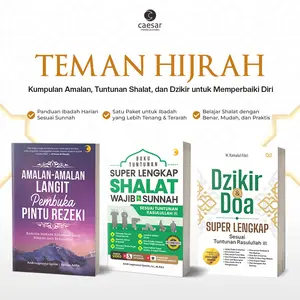 Promo Paket Bundling Buku Islami Teman Hijrah - Caesar Media Pustaka