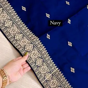 Saput Katun Bordir Tabur Mas