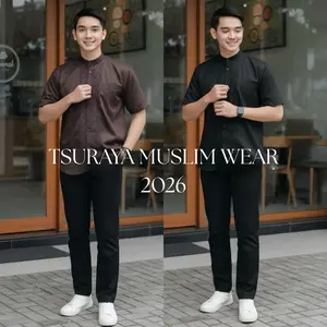 Baju Koko Lebaran 2026 – Koko Dewasa Pria Model Baru Muslim Pendek Nyaman