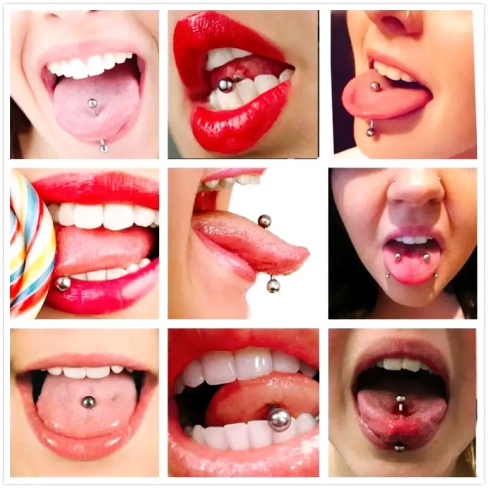 TINDIK LIDAH STAINLESS / ANTING LIDAH STAINLESS / TINDIK TELINGA / PIERCING LIDAH STAINLESS