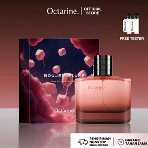 Octarine Boujee Fluff Aroma Marhsmallow staubery vanilla Parfum Refill Baju Eau Bebas Perfume Unisex Tahan