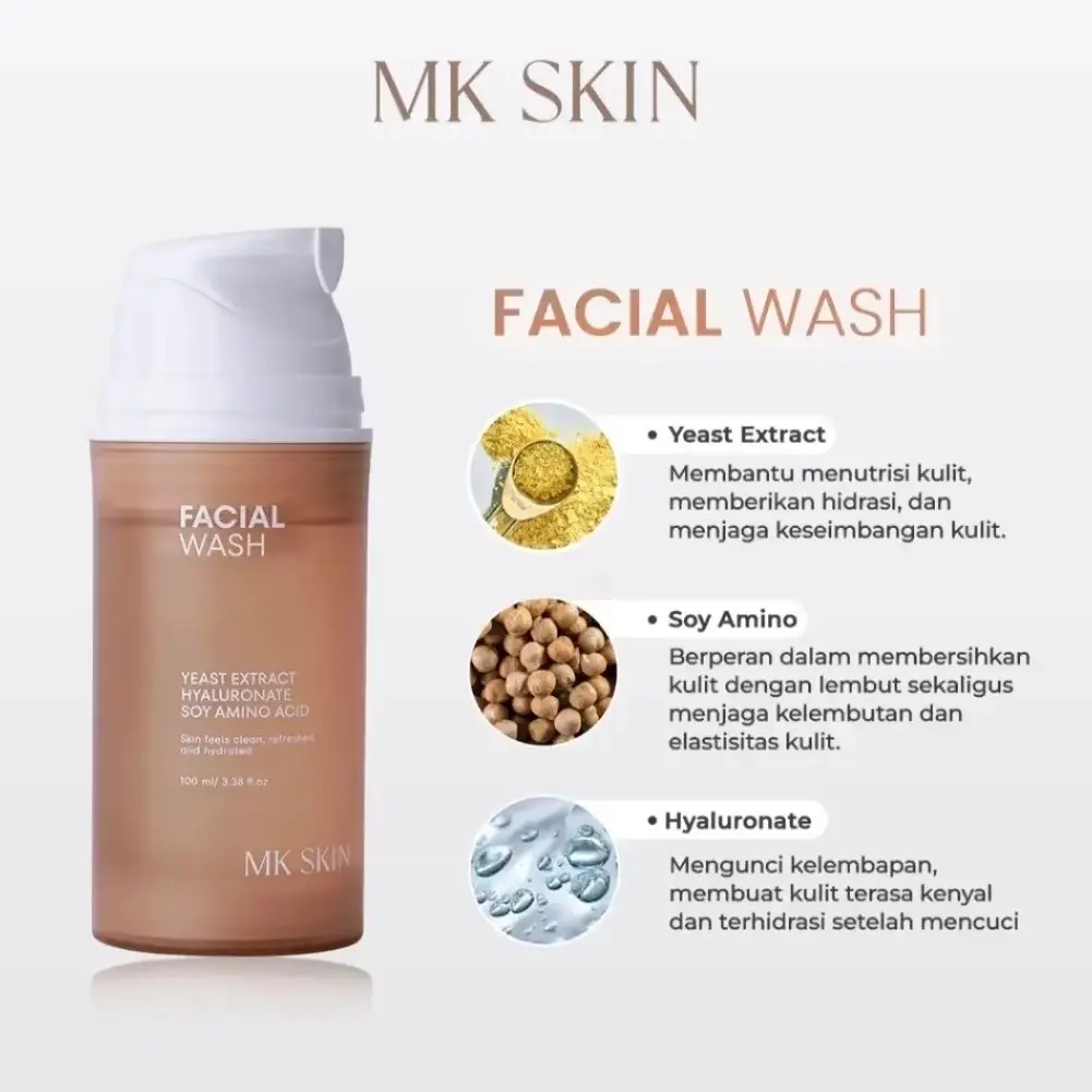 Ecer Paket wajah MK Skin / Facial Wash Mk Skin / Essense Toner Mk skin / Day Cream Mk skin / Night Whitening MK skin / Night Melacare MK skin/ Night Acne MK Skin
