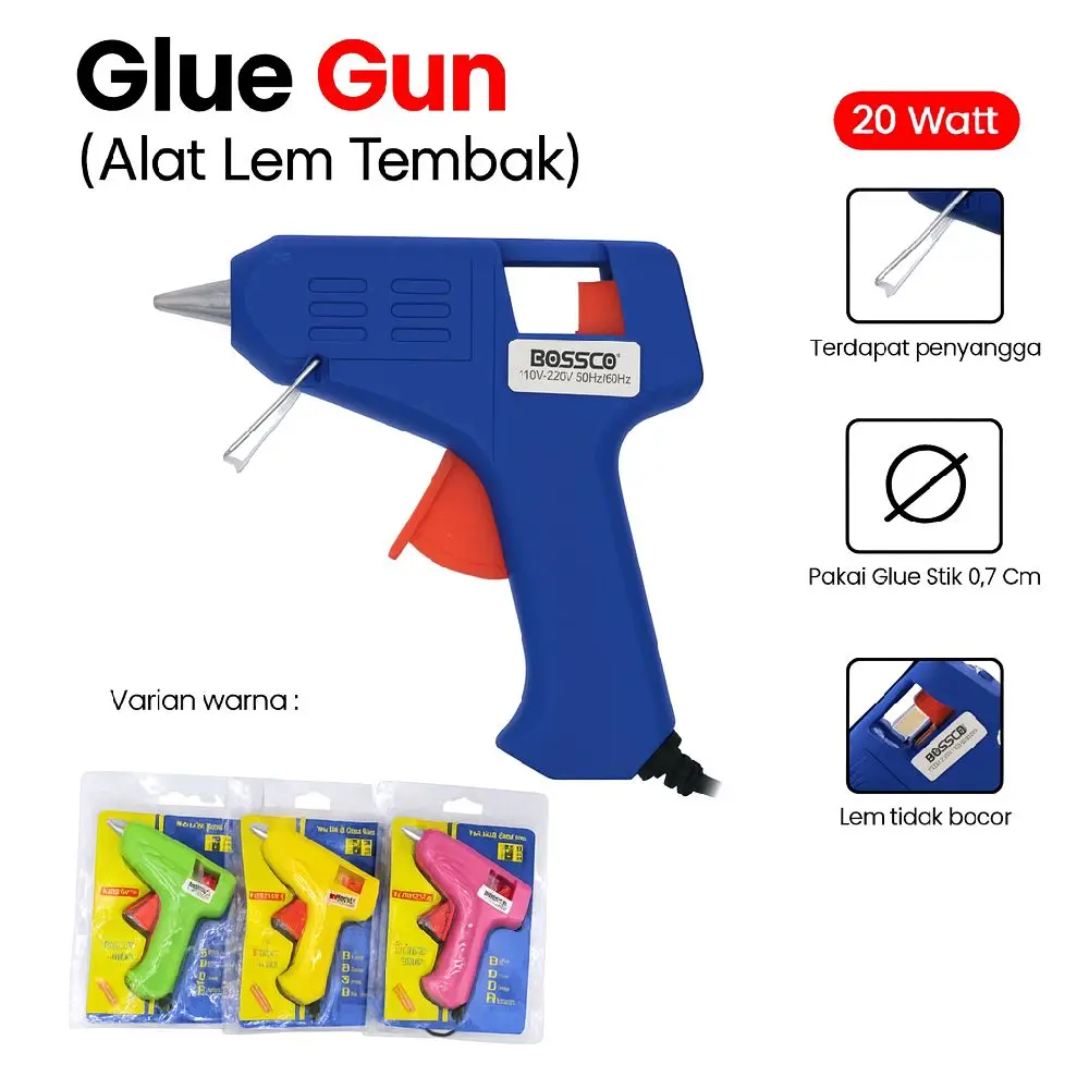 Alat Lem Tembak 20W / Alat Lem Lilin Bakar / Alat Tembakan Lem Lilin
