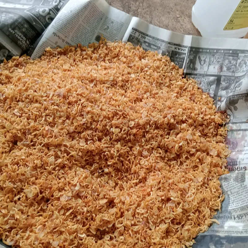 1kg Bagor Bawang Goreng Tanpa Tepung Khas Probolinggo Kemasan Pouch 2