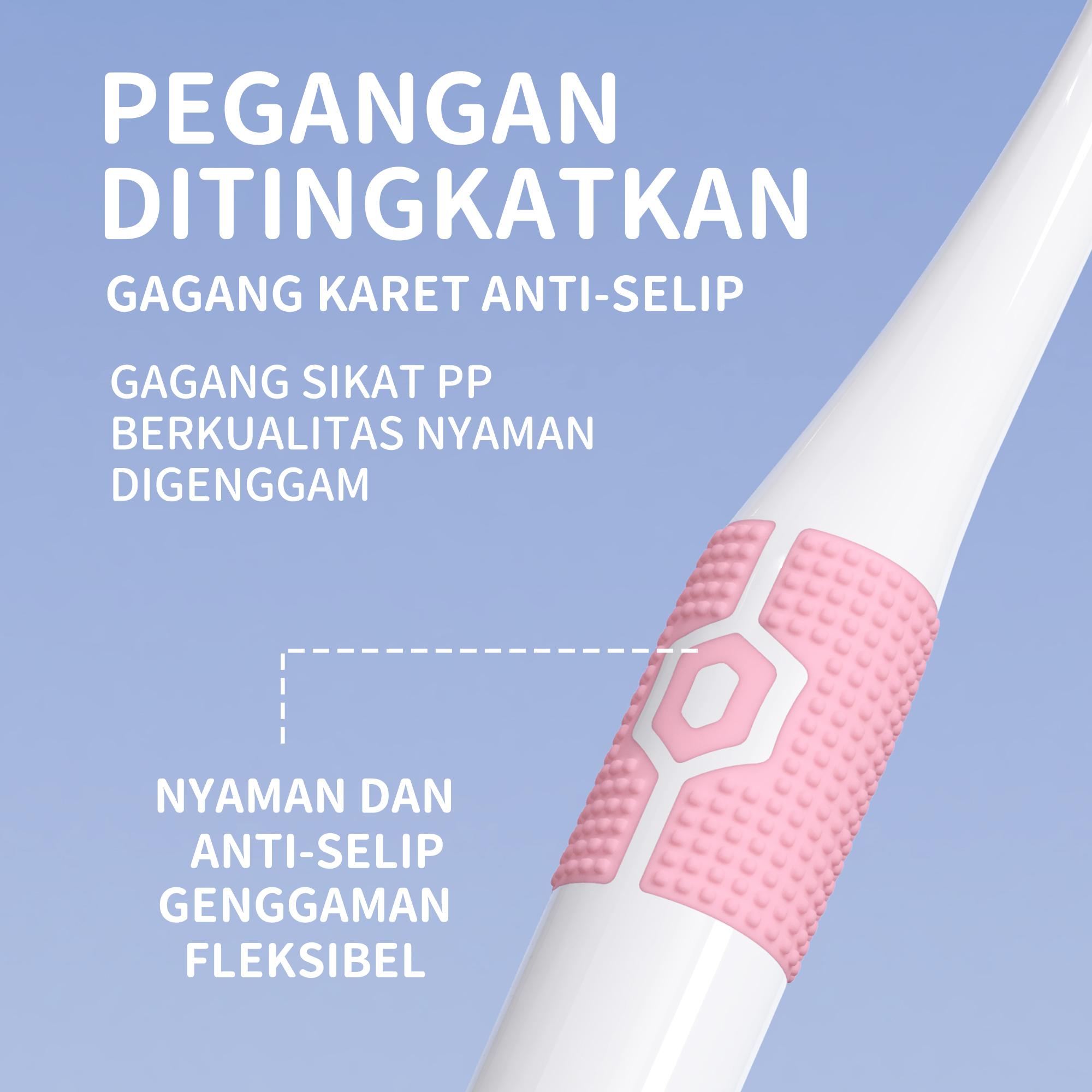 OralGos Sikat Gigi Ortodontik Profesional Tipe-U Desain Bulu Bersih untuk Kebersihan Optimal Gigi Pengguna Ortodontik Dirancang Ilmiah Khusus