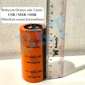 Elko / Kapasitor Rubycon ORANYE 10000/100v