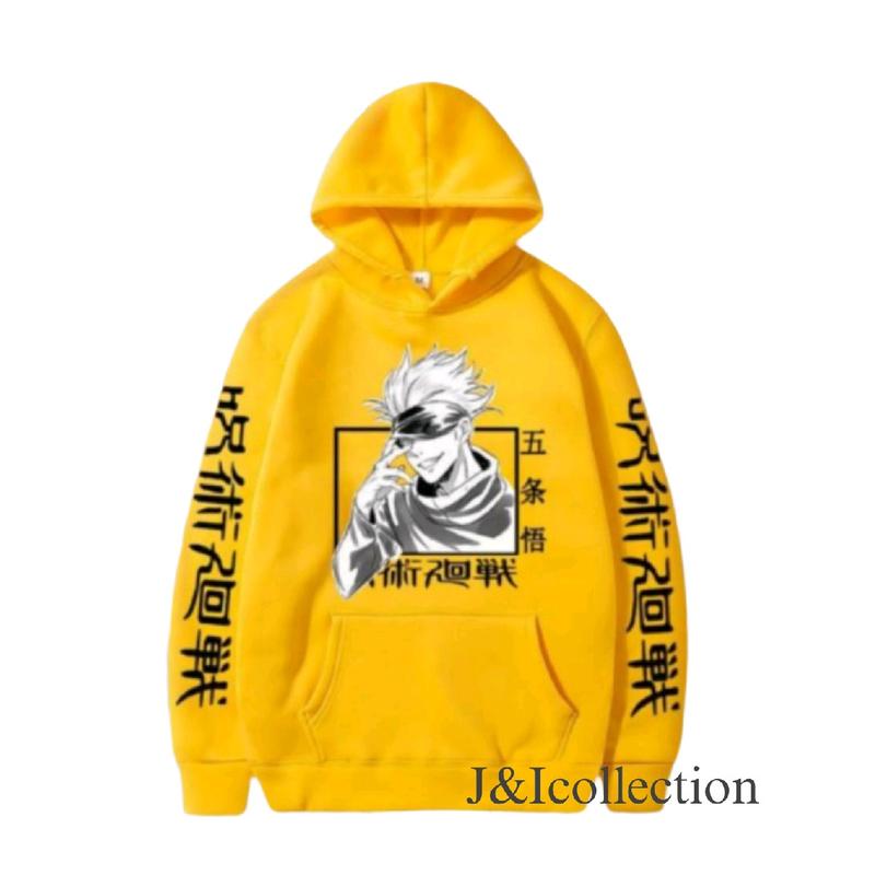Jaket Hoodie Anak Anime Naruto/ Sweater Anak Tanggung Usia 7-15 Tahun/ Hoodie Anime JUJUTSU KISEN/ Sweater GOJO SATORU Keren/ Sweater Sablon DTF/ Fashion Atasan anak 4