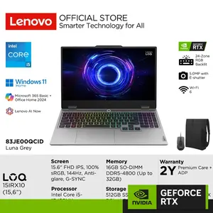 LENOVO LOQ 15IRX10 GeForce RTX 5050 8GB i5 13450HX 512GB SSD 16GB 15.6" FHD WIN 11 + OHS 2024
