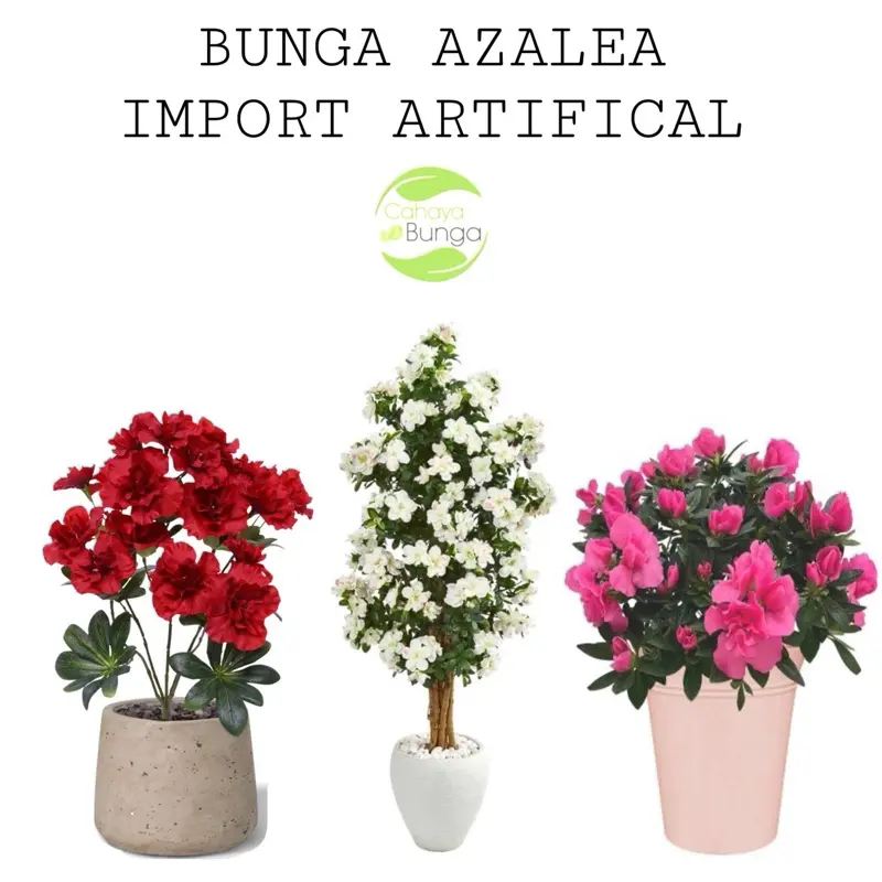 Bunga Azalea IMPORT Artifical - Ready Stok - 4 warna
