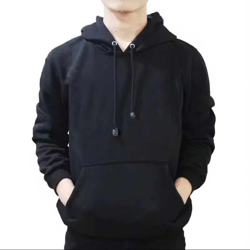 Hoodie Polos Bahan Plece Tebal Pria & Wanita /Hoodie Cewe / Hoodie Cowo Kekinian Fleece High Sweater 5