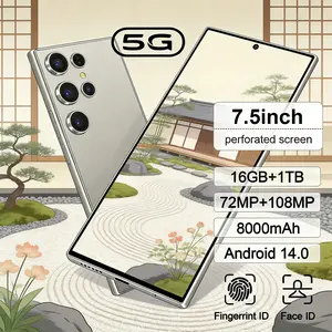 [Harga Spesial] Smartphone Layar 7,3 Inci 8GB+256GB Android 14 Baterai 8000mAh 5G Kamera 72MP+108MP Dengan AI Pro Mode dan Expert RAW untuk Editor Handphone Flagship Kamera Ganda Baterai 8000mAh COD