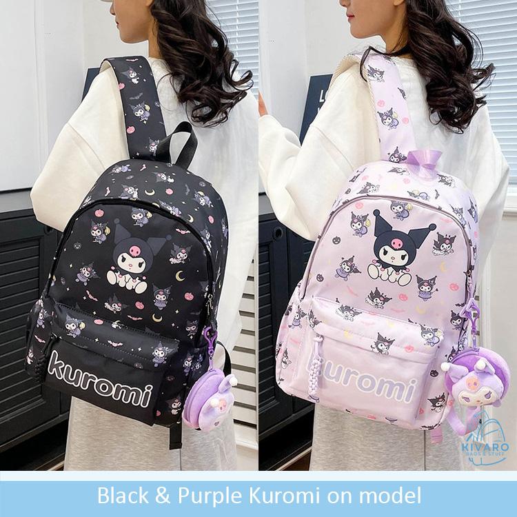 Product Introduction of Tas Ransel Sanrio Besar SD SMP SMA Kuromi Pochacco Melody & Hello Kitty | CL08 Kivaro Anak Motif Fashion 36