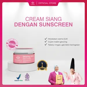 HIQWEEN X ROSALIAHIQWEEN SHINING GLOW DAY CREAM WITH SUNSCREEN Krim Siang Niacinamide Mencerahkan Pencerah Kulit Flek Hitam