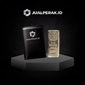 Nadir 999,9% Perak Batangan 311 G Gram / Nadir 999,9% Silver Bar 10 OZ Ounce
