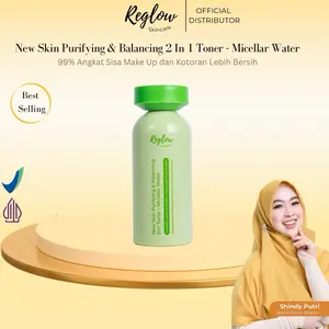 Reglow Toner 2 In 1 Micellar Water Pembersih Kotoran Make Up dan Pelembab Wajah Reglow Toner Skincare Dr. Shindy Original BPOM Penyegar Pembersih Pelembab Muka 100ml