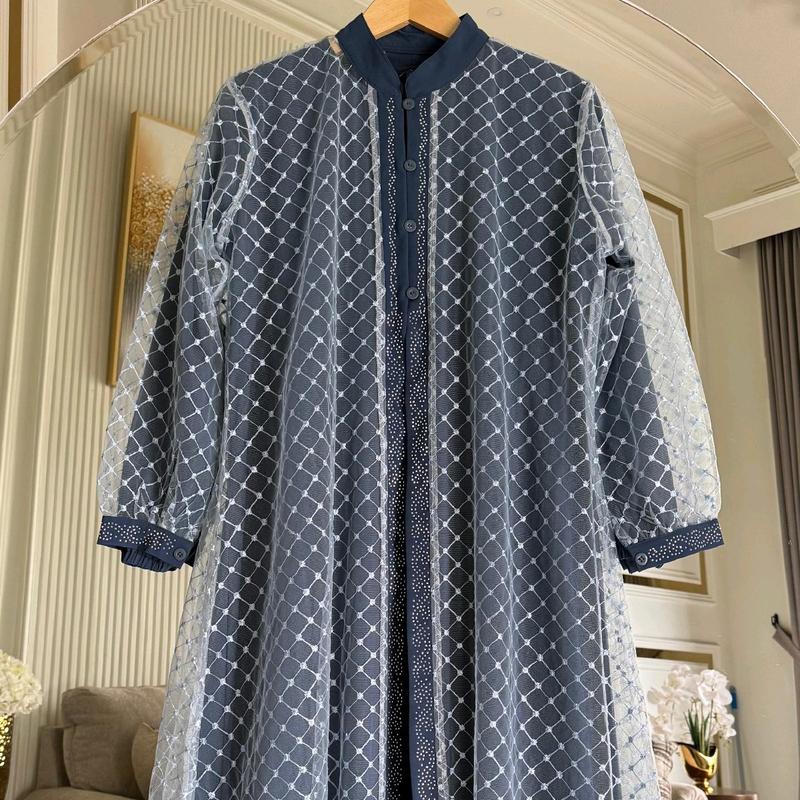 Gamis Raya Series 2/ Busui Friendly by Annisa/ Raya Dress/ Gamis Viral Baju Muslim Cantik Mewah 6