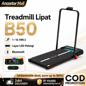 【Garansi 10 tahun】MY-HI B50 Treadmill Portable Treadmill electric low watt Treadmill elektrik incline Walking Pad Running