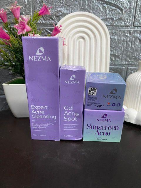 gel acne spot perawatan wajah berjerawat by nezma rmc
