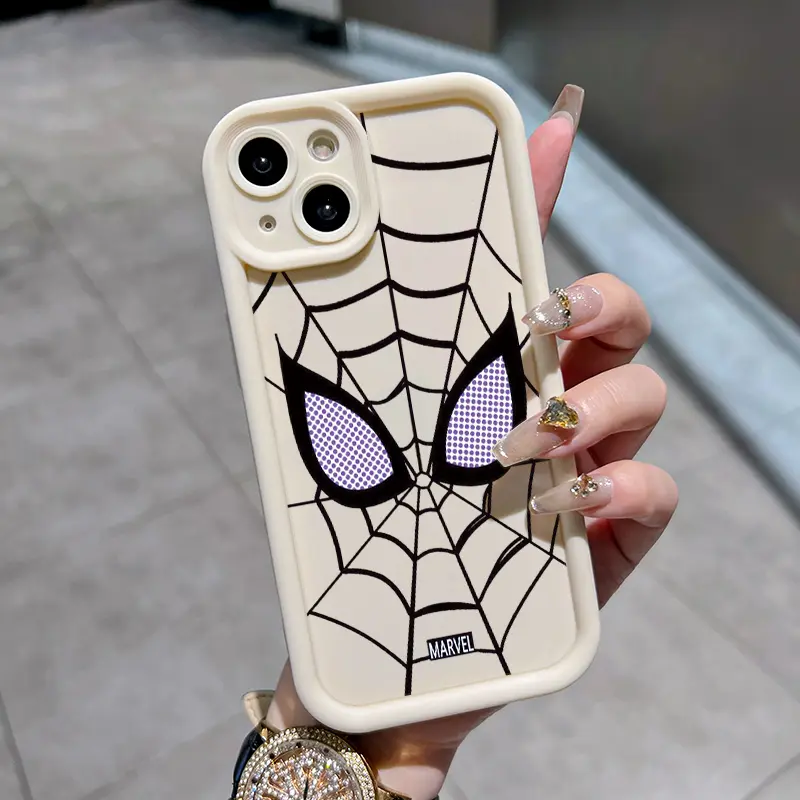 Casing Hp untuk Xiaomi Redmi Note 9 Redmi Note 9s Case hp pelindung Spider Anti drop Casing silikon cangkang Kesing lembut Anti guncangan Softcase 5