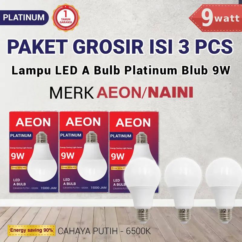 COD Paket Usaha Grosir Hemat 3pcs Lampu LED Bohlam Platinum Blub 5w 7w 9w 12w 18w 21w 25w Putih umur 15000jam Bergaransi lampu  led bulb bola  lampu lampu  led  5  watt lampu lampu 3
