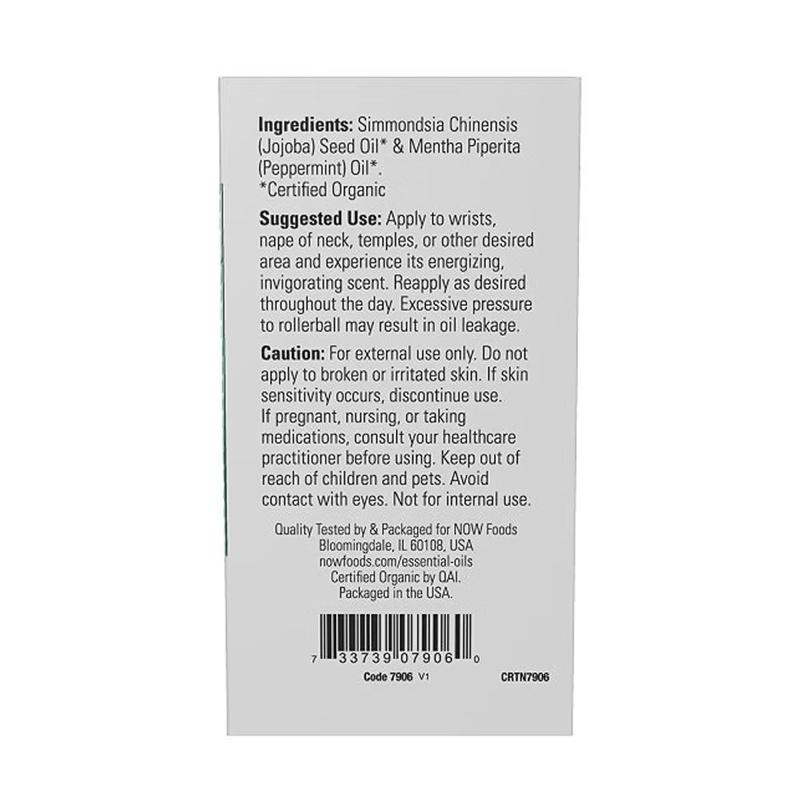 NOW Essential Oils Roll-On, Certified Organic, Steam Distilled (10 ml) 1