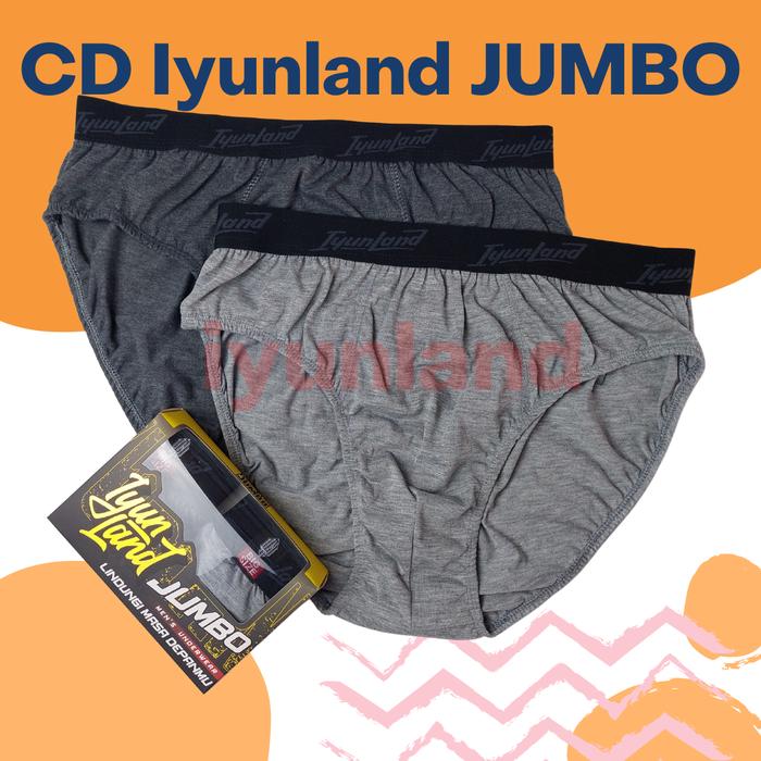 Gambar Celana Dalam Pria Jumbo Dewasa Premium Iyunland / Celana Dalam SuperJumbo Dewasa Box isi 2pcs / CD Jumbo Dewasa Iyunland Super jumbo / Sempak Jumbo - LMD JUMBO dari iyunland Kab. Sragen 2 Tokopedia