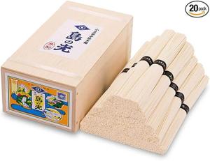 小豆島手延素麺 島の光 特級黒帯 木箱入り【 素麺 小豆島 そうめん 小豆島手延べそうめん 小豆島素麺 黒帯 限定生産 贈答品 贈り物 オリーブアイランド OLIVE ISLAND 】 (1kg(50g×20束)))