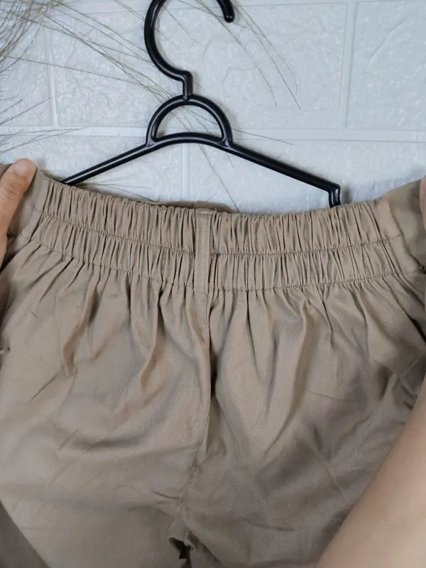 Celan Panjang Wanita Baggypants Katun Twill Combed - Bahan Halus dan Adem, Melar dan Tidak Mudah Kusut 8