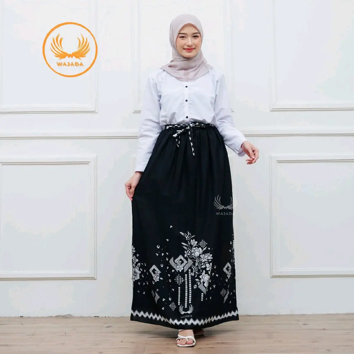 SARUNG ROK WANITA SARUNG GLOYOR SANTRIWATI SARUNG SANTUNG  Motif Muslim