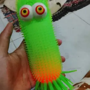 Mainan Anak Yoyo Ubur-Ubur Cumi Elastis LED Lampu Toys