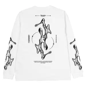 Hemdev Tshirt Longsleeve Carry Out White Tees Katun