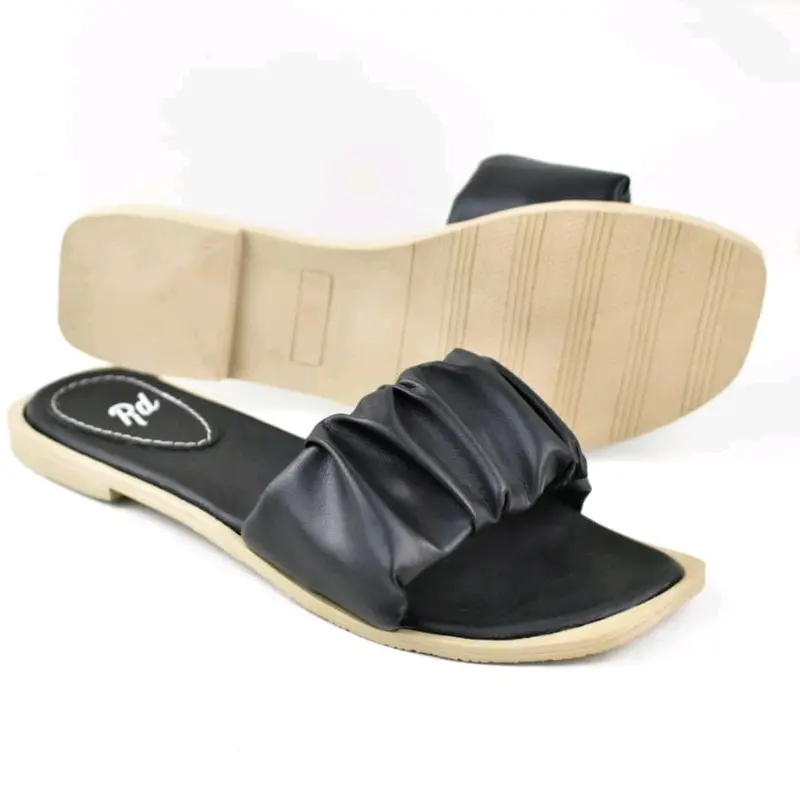 sandal jepit teplek wanita kekinian - sandal santai premium Cewek Sendal Karet 1