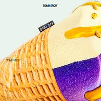Gambar TGM MERCH - Bantal Boneka Motif Es Krim Cone - Taro Vanila, S (Proporsi 38 cm) dari Tgm Merch Kota Bekasi 5 Tokopedia