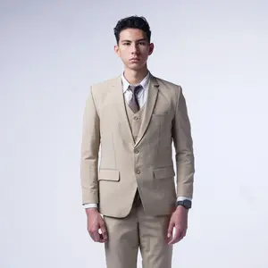 Mubeng - Elegant Jas Slimfit Cream (Free Cover Jas)