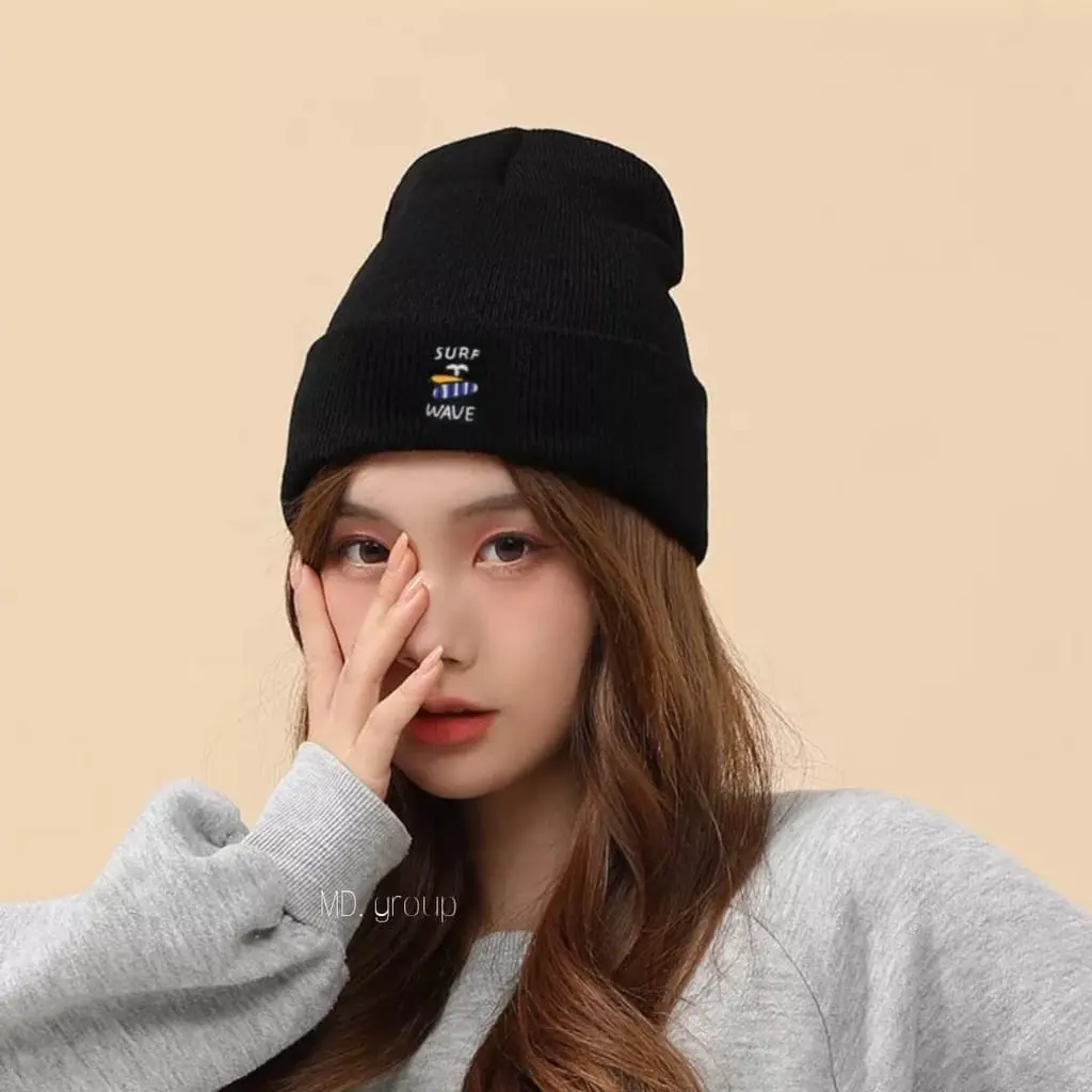 New Topi Kupluk Surf Wave Pria Dan Wanita/Unisex Premium