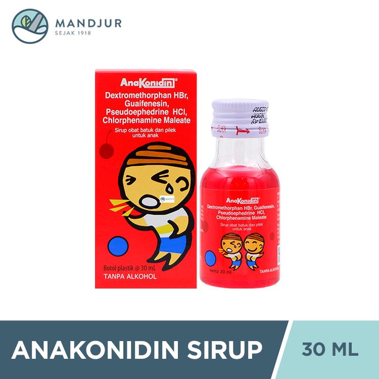 Anakonidin Sirup 30 mL - Obat Batuk dan Pilek Anak