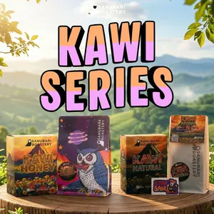 KAWI HONEY & NATURAL Speciality Arabica Coffee Roast Bean By Sanubari Roastery