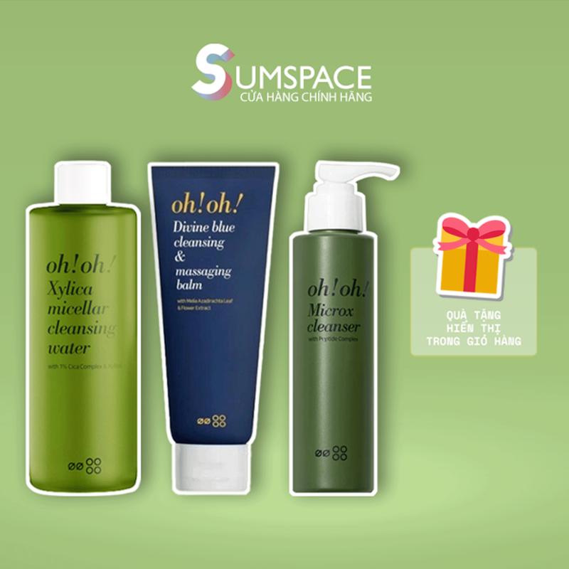   SUM SPACE   CÔNG TY  Sáp Tẩy Trang oh!oh! - 150ml & Nước Tẩy Trang oh!oh! - 500ml & Sữa Rửa Mặt oh!oh! - 150ml 